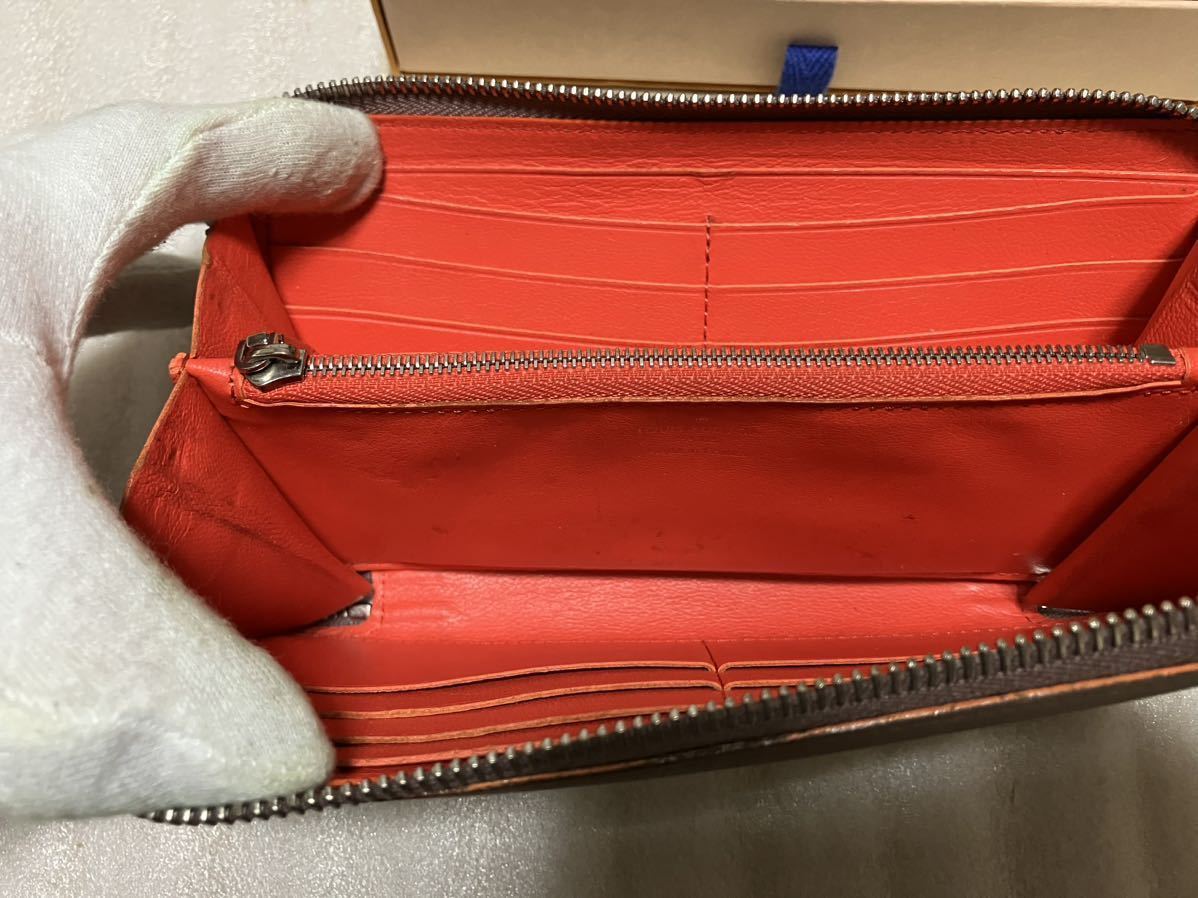 1円〜 美品 LOUIS VUITTON ルイヴィトン コレクション パルナセア ポルトフォイユイエナ ノワゼット M58209 ユニセックス レザー 長財布_画像8