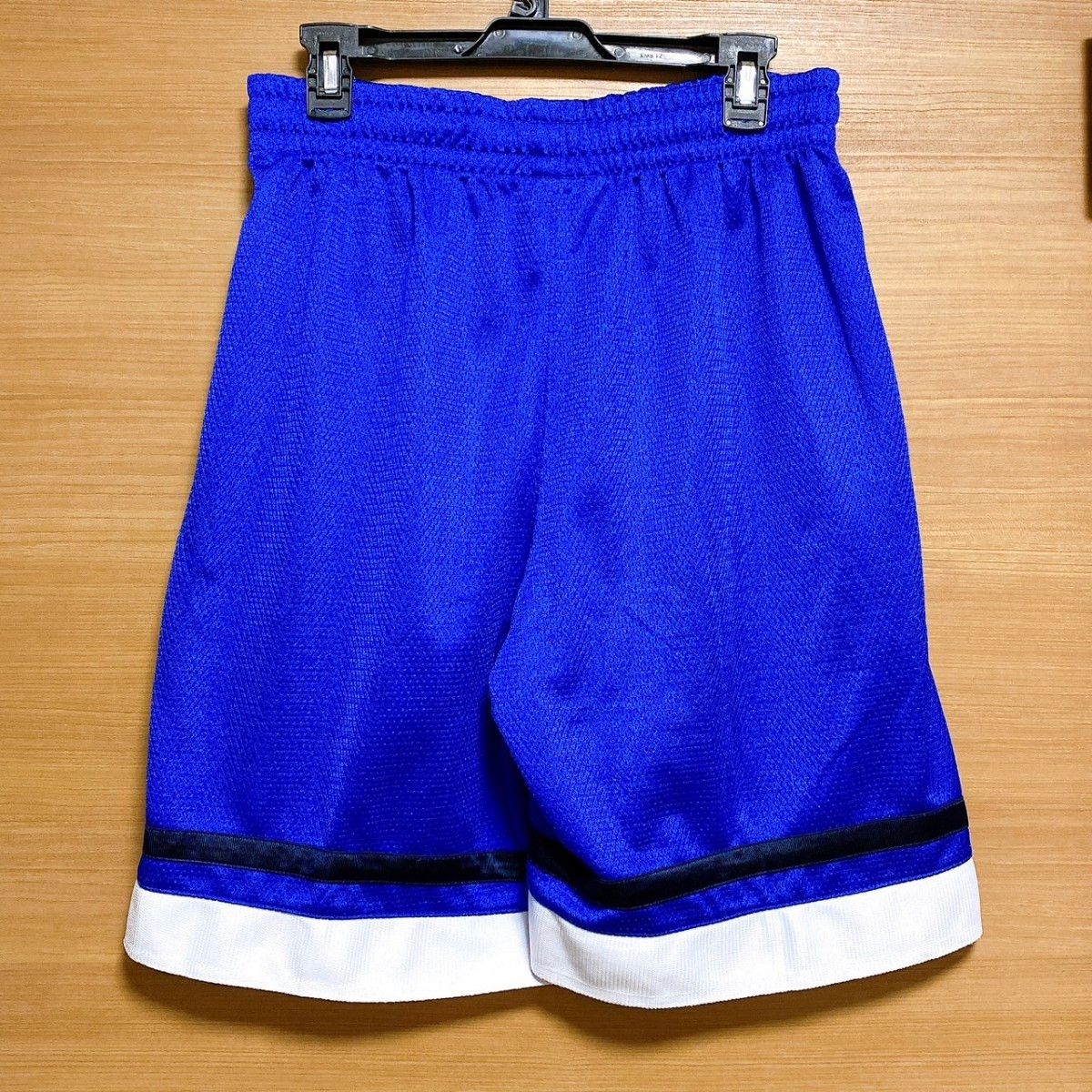 AND1 アンドワン バスケットボール バスパン パンツ ボトムス ズボン ハーフパンツ 刺繍 青 黒 白 M Ｌ 美品 ブルー