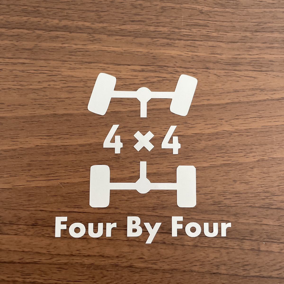 151.【送料無料】 4×4 Four By Four カッティングステッカー 四駆 アウトドア 【新品】