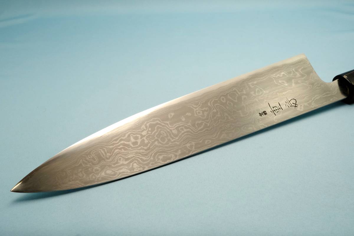 【 鍛地 】 重房 作 ( 飯塚解房 ） 和 牛刀 ２８５mm ( 包丁 スライサー ) Shigefusa Kitaeji Kitchen Knife_画像5