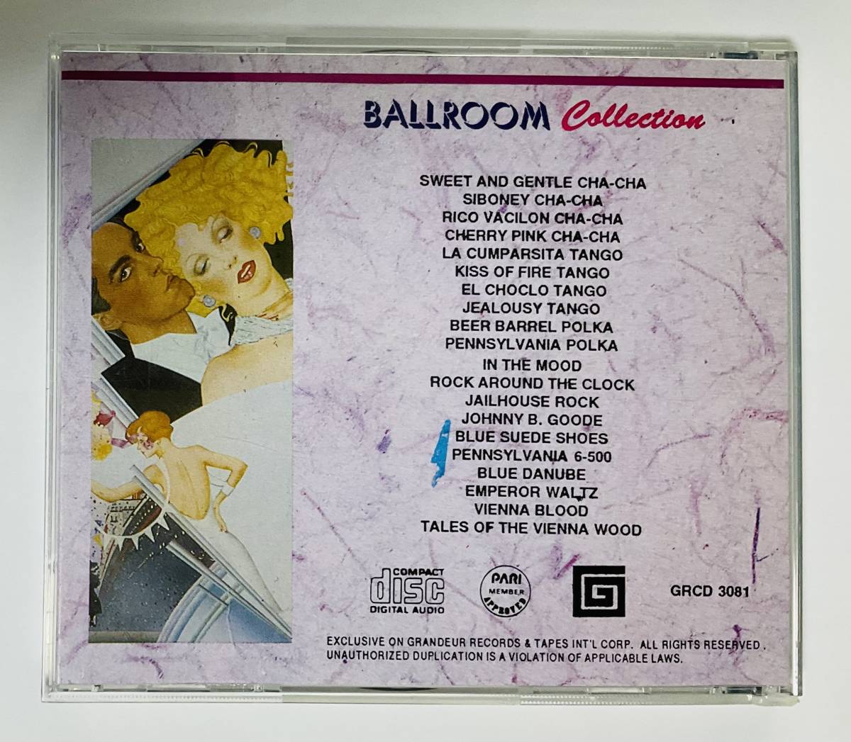 ボール・ルーム　コレクション　CD　BALLROOM Collection 社交ダンス音楽　タンゴ　ポルカ　チャチャチャ　舞踏_画像3