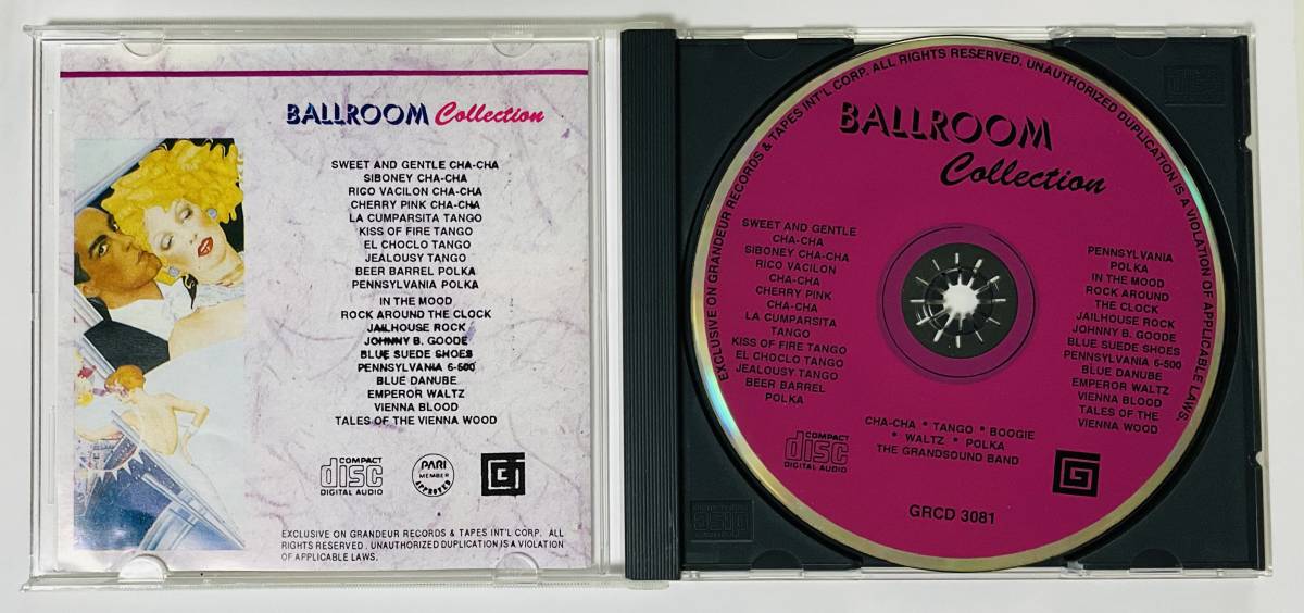 ボール・ルーム　コレクション　CD　BALLROOM Collection 社交ダンス音楽　タンゴ　ポルカ　チャチャチャ　舞踏_画像2