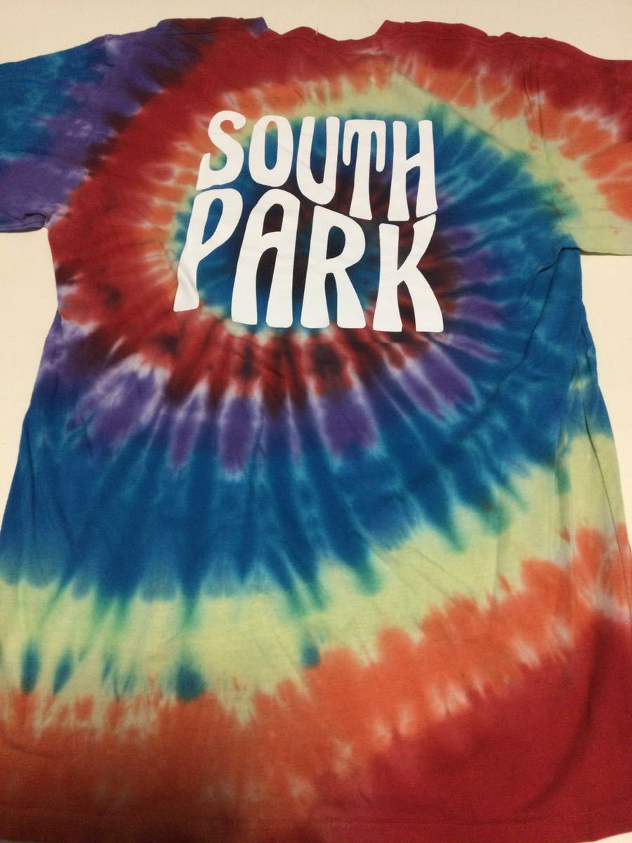 サウスパークｘＨＵＦコラボTシャツ◎レインボー◎Mサイズ◎長期保管・デッドストック・未着用◎HUF X South Park Cartman Screw _うら