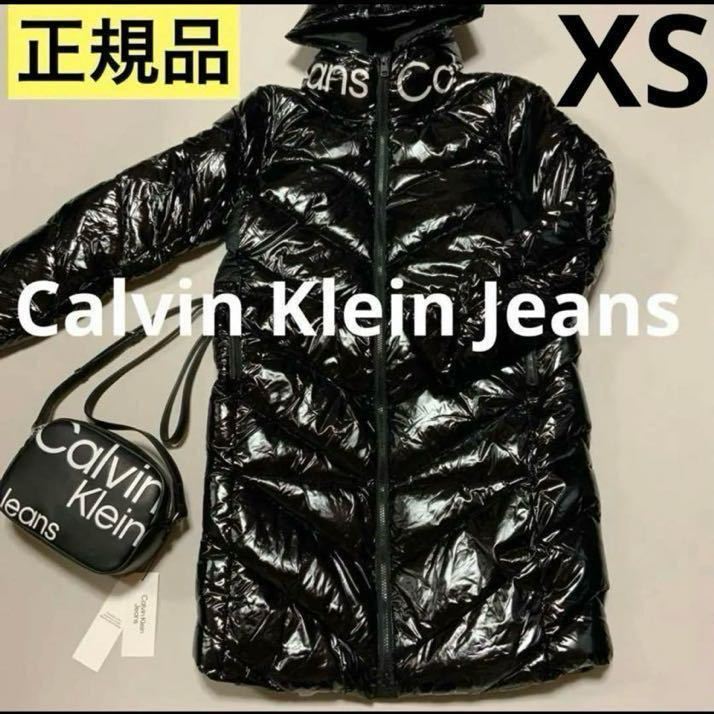 洗練されたデザイン　Calvin Klein Jeans　ウインタージャケット　ブラック　XS　J20 J219827