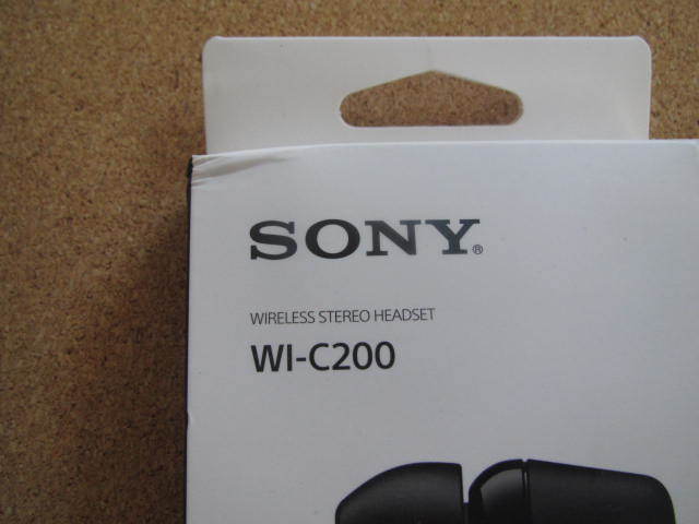 ★SONY WL-C200 ワイヤレスイヤフォン 黒 新品未使用品★_画像3