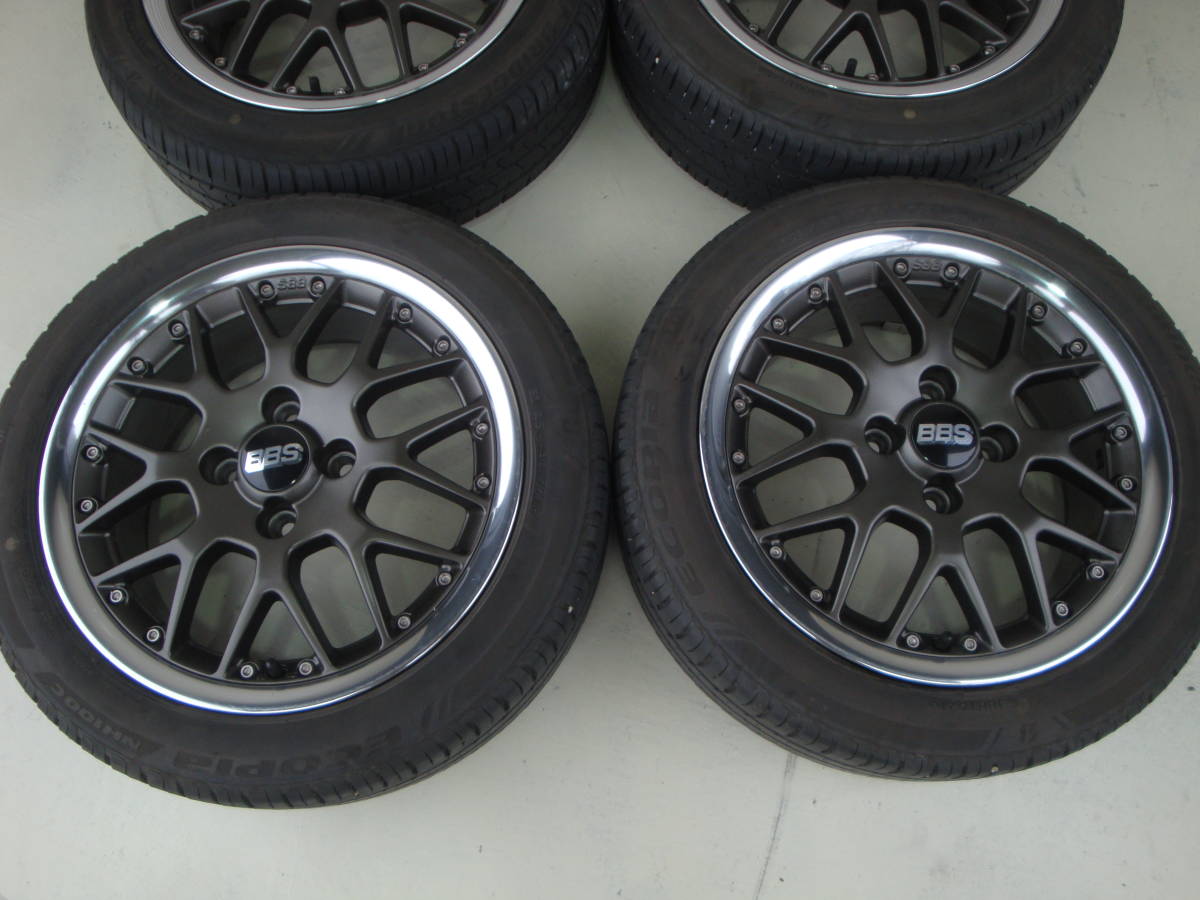 軽四・軽トラに!ワーゲン純正 BBS 15インチアルミ+BS エコピア NH100C 165/55R15 4本セット!!_画像2