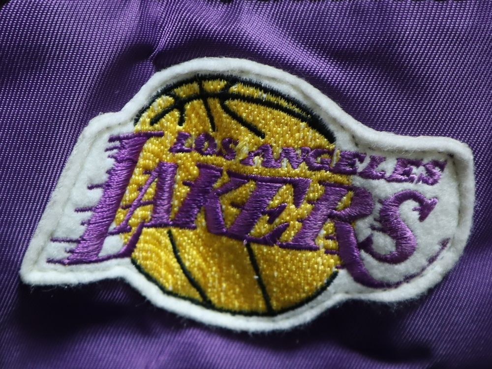  неиспользуемый товар не использовался 90s Vintage NBA официальный товар Los Angeles Ray The Cars LOS ANGELES LAKERS баскетбол обувь сумка 