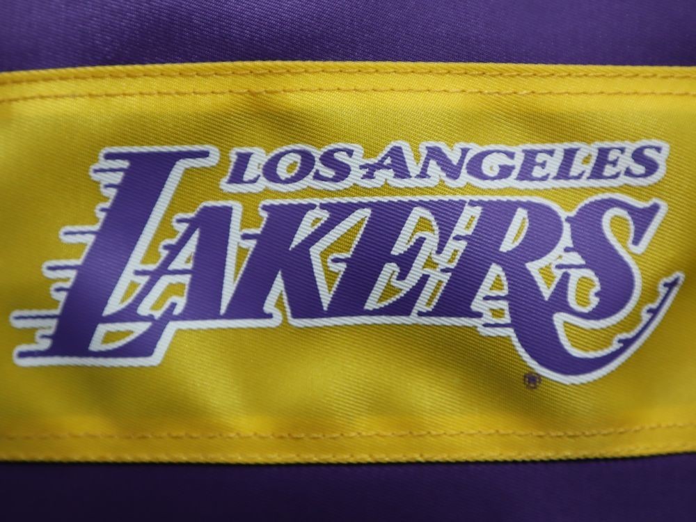 デッドストック 未使用 90s ビンテージ NBA オフィシャル品 ロサンゼルス レイカーズ LOS ANGELES LAKERS バスケットボールシューズ バッグ_画像8