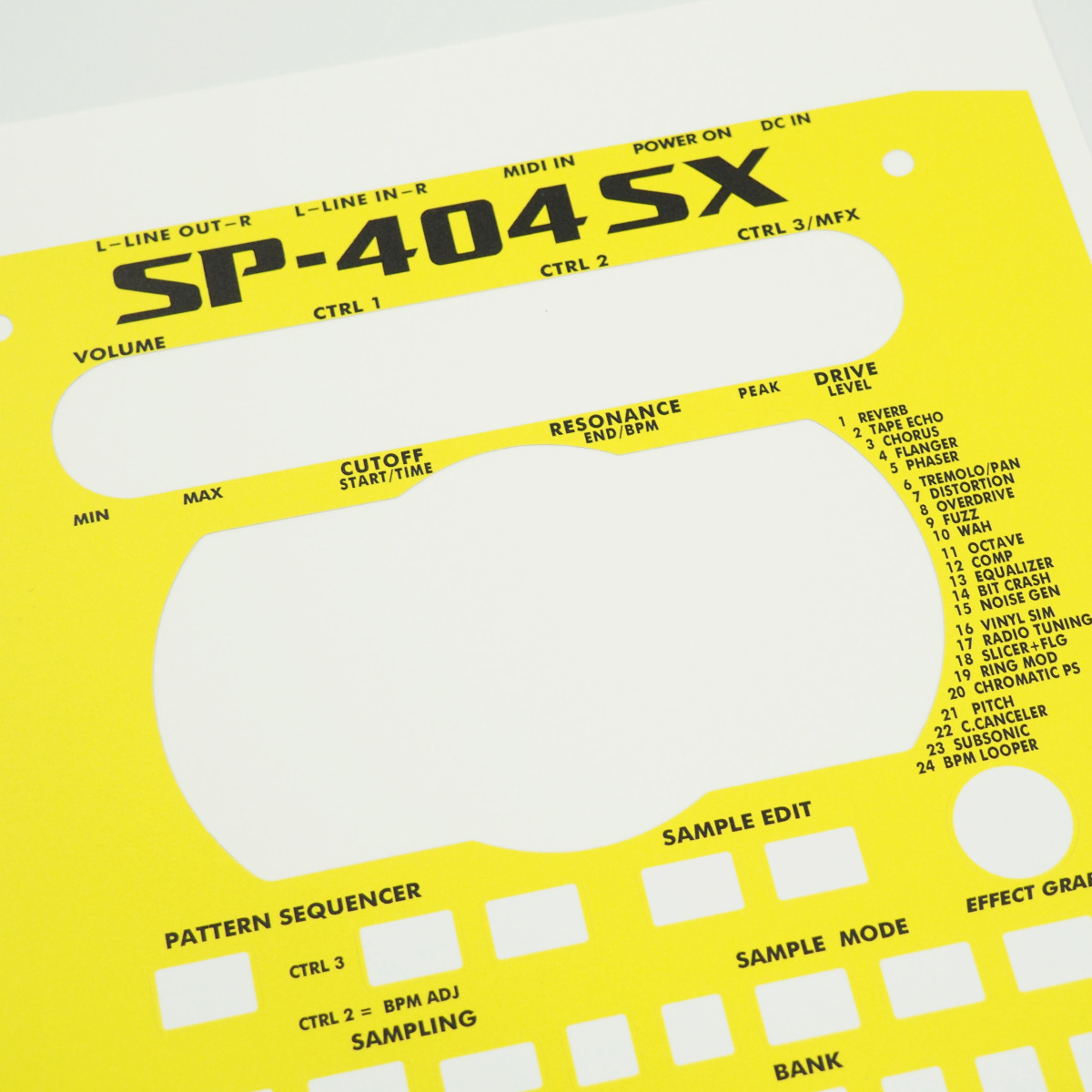  Roland SP-404SX custom s gold желтый чёрный знак сэмплер клейкая пленка стикер Roland SP-404 SP404SX SP404