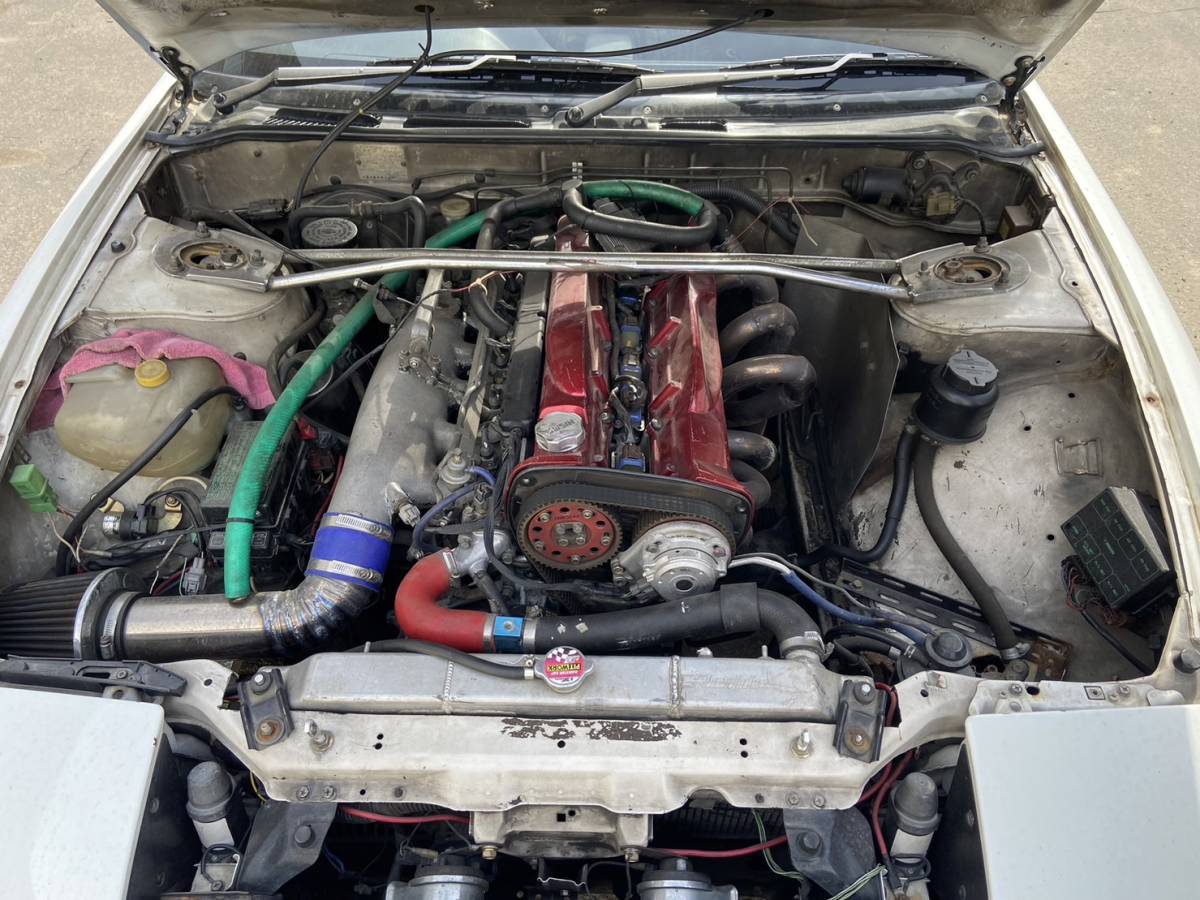 180SX RB26 貨物登録1ナンバー 公認 改造多数 6速 ゲトラグ フルチューン サンルーフ_画像8