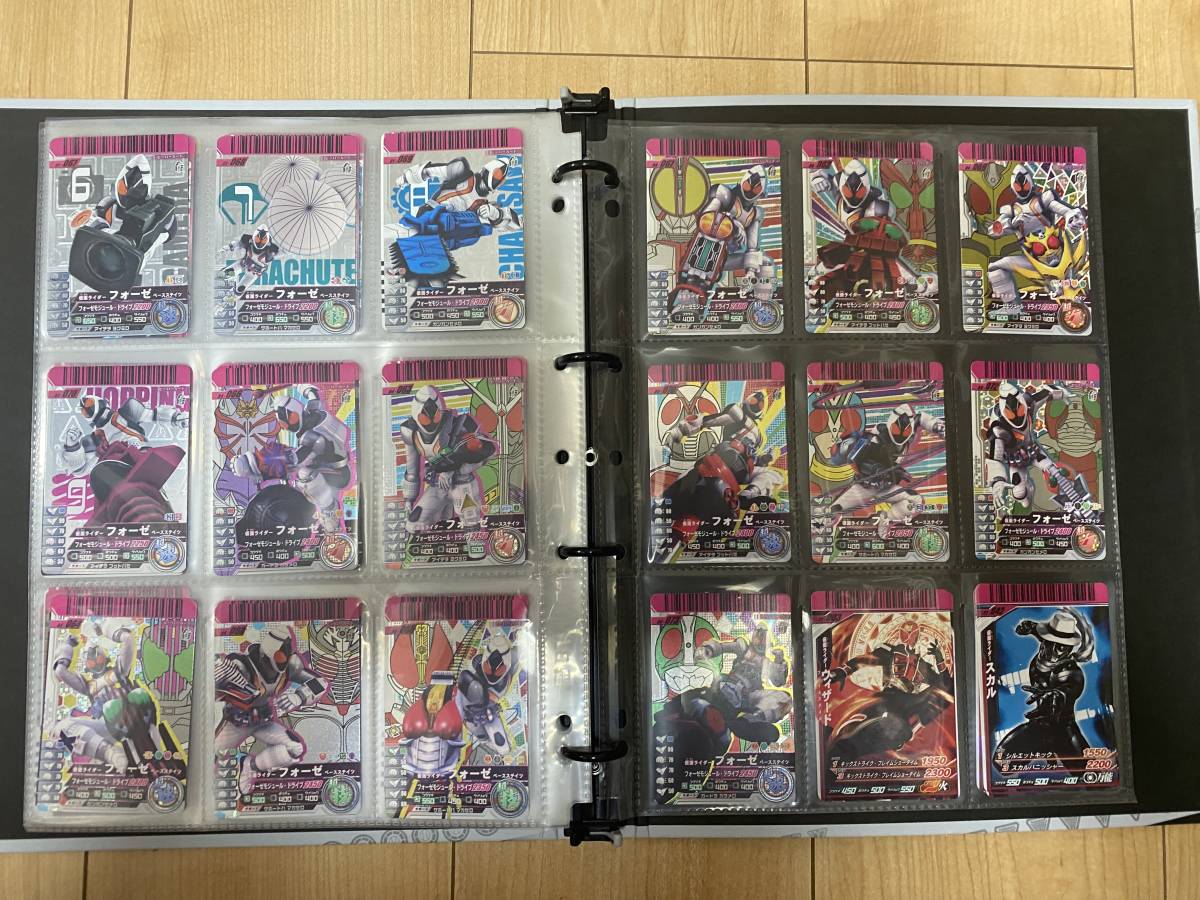 仮面ライダーカードゲーム 希少 ガンバライド LR SR CP プロモ他 多数　バインダー _画像7