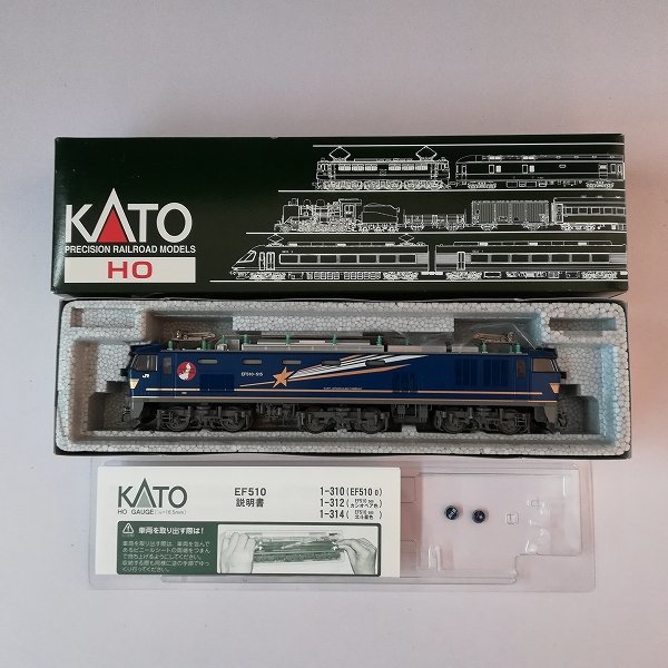 mT883a [人気] KATO HO 1-314 EF510-500 電気機関車 北斗星色 | 鉄道模型 H_画像2