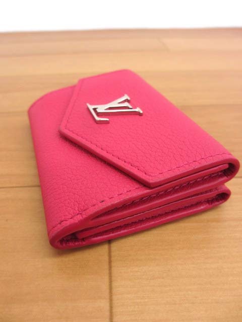 美品 ルイヴィトン M67858 ポルトフォイユロックミニ 三つ折り財布