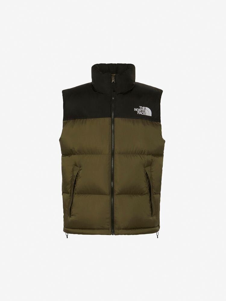 新品2023年秋冬新作 THE NORTH FACE (ザノースフェイス) XLサイズ ヌプシベスト (NT) ニュートープ ND92338_画像1