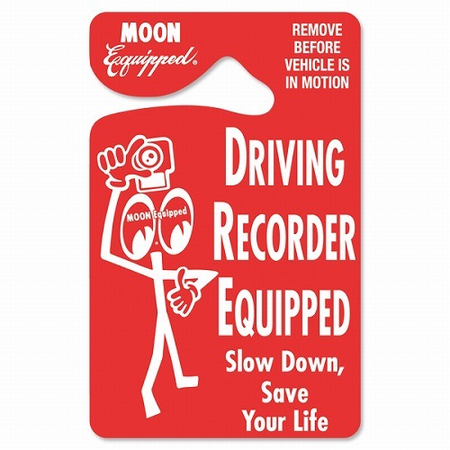 MOON Driving Recorder パーキング パーミット　レッド　検索用→ムーンアイズ　MOONEYES　アメリカン雑貨　STP _画像2