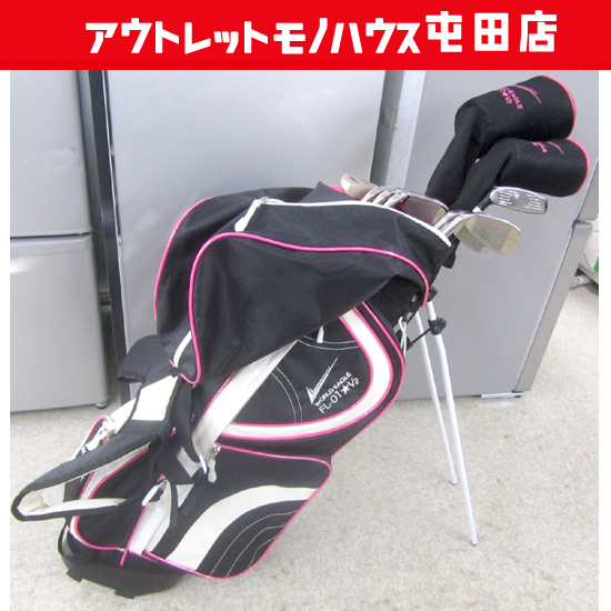 WORLD EAGLE レディース ゴルフセット10本 FL-01V2＆キャディバッグ ワールドイーグル 札幌市