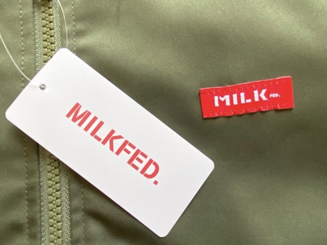 MILKFED. ミルクフェド 『MA-1』ジャンパー カーキ M 新品タグ付き アウター_画像3