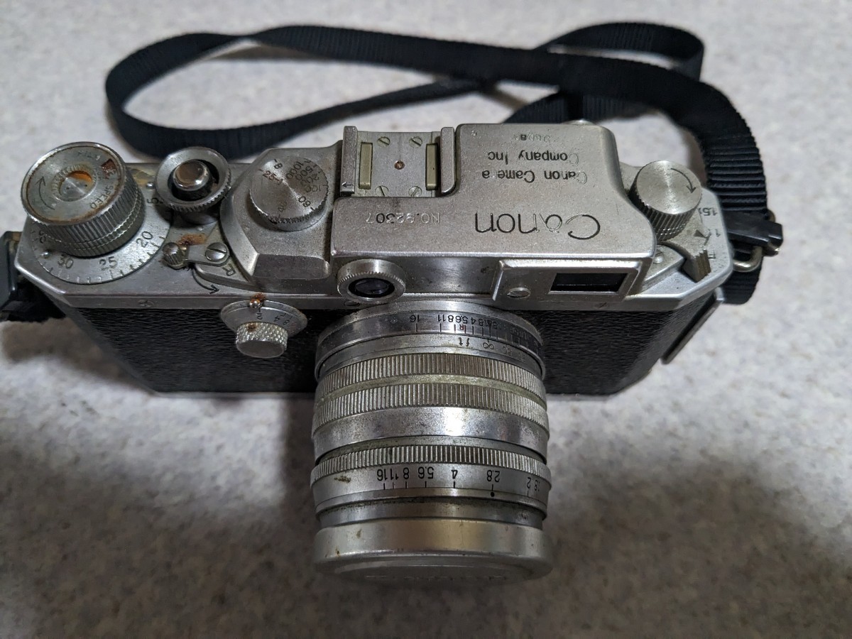 Canon キャノン 古いカメラ 詳細不明 中古現状品_画像1