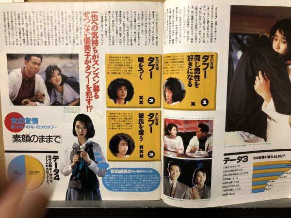 ザ・テレビジョン 1992年5/15・19号 中森明菜・安田成美・織田裕二・石田ゆり子・仙道敦子・石田ひかり・石田純一・米米クラブ・田原俊彦・_画像3