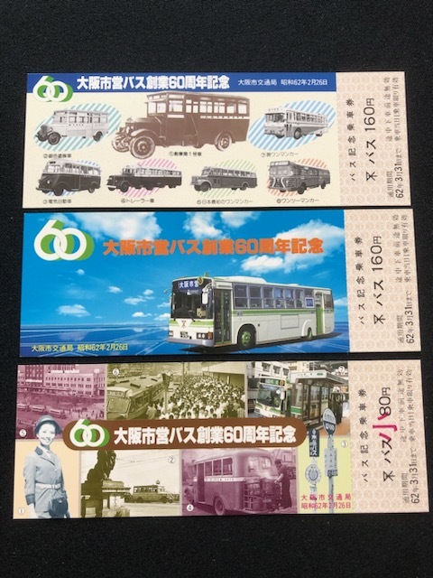 大阪市交通局　記念乗車券　2種類　昭和61年～_画像4