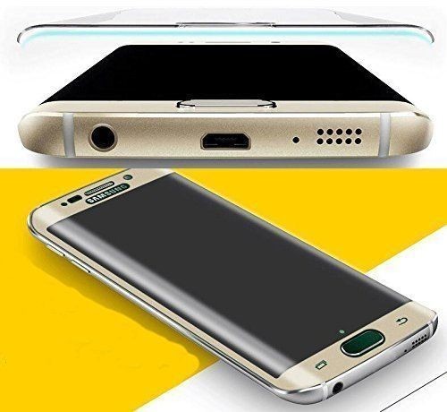 2枚入り 白 Galaxy S6 Edge SC-04G SCV31 404SC 3D 曲面 ガラス フィルム 保護シール シート スクリーン 硬度９Ｈ 送料無料 国内配送_画像2
