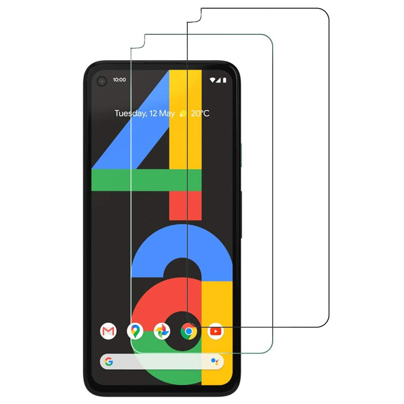 在庫処分 2枚入り Google Pixel 4a (5G) グーグル ピクセル 光沢 フィルム 画面 液晶 保護 シール シート カバー Film スクリーン_画像1