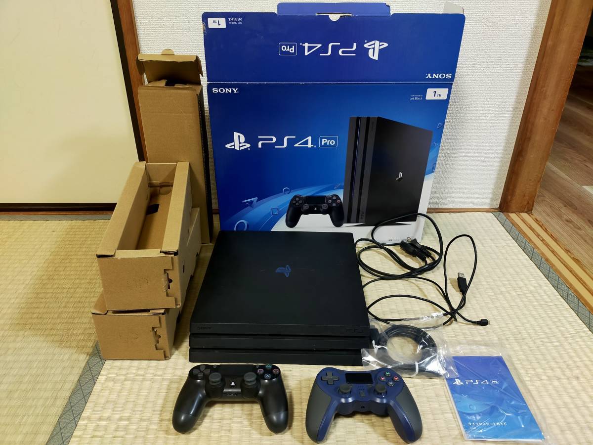 SSD換装済】PS4本体 PS4Pro SSD1TB CUH-7100BB01-