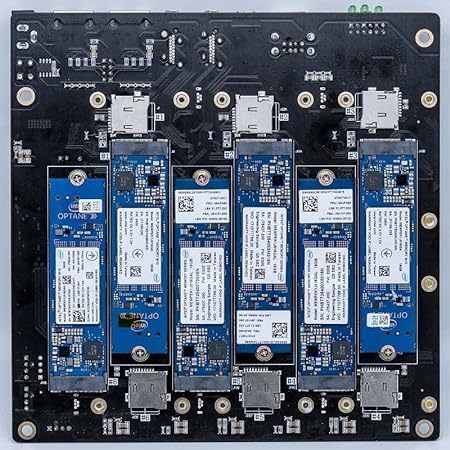 GeeekPi DeskPi Super6C Raspberry Pi CM4 Cluster Mini-ITXボード 6 RPI CM4対応 電源付きの画像6