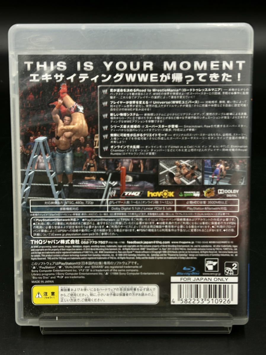 2. PS3 [ WWE Smackdown vs. Raw 2011][ operation not yet verification ] PlayStation3 game soft PlayStation 3