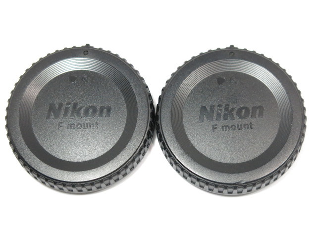 【 中古品：2個セット 】Nikon BF-1B 純正 ボディーキャップ ニコン [管NI1467]_画像1