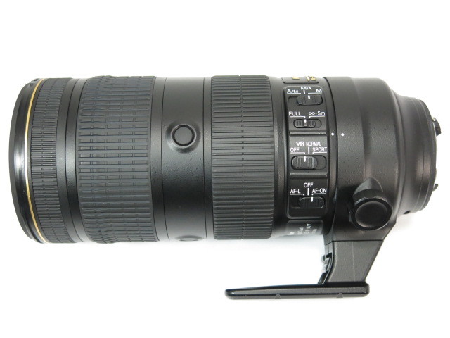 【 中古品 】Nikon AF-S NIKKOR 70-200mm F2.8E FL ED VR ナノクリスタル 純正フード 純正ケースC 説明書 元箱付 ニコンレンズ [管Ni1523]_画像3