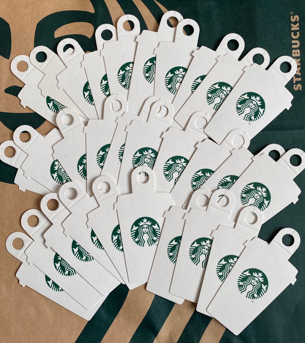 STARBUCKS Starbucks подарок бирка 30 шт. комплект старт ba