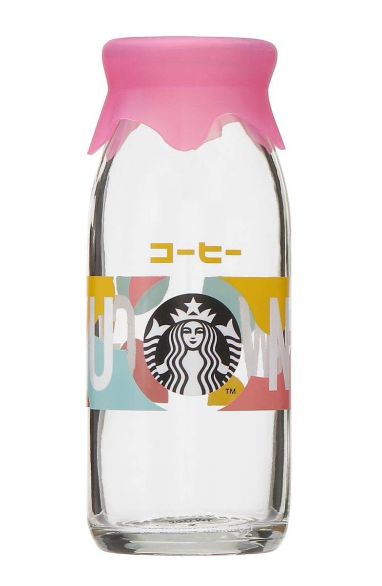 [オンラインストア限定]スターバックス コーヒー GYU-NEW 瓶 ピンク 200ml スタバ VIA コーヒー牛乳瓶の画像3