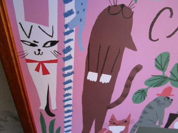 Marika Maijala ポスター Yahoo!オークション - 北欧 フィンランド Marika Maijala`Cat