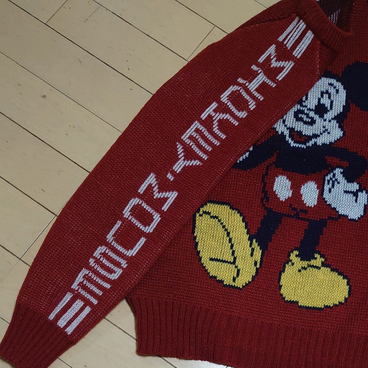 Mickey　ウォルト・ディズニープロダクション　ミッキーマウス　ヴィンテージ　セーター