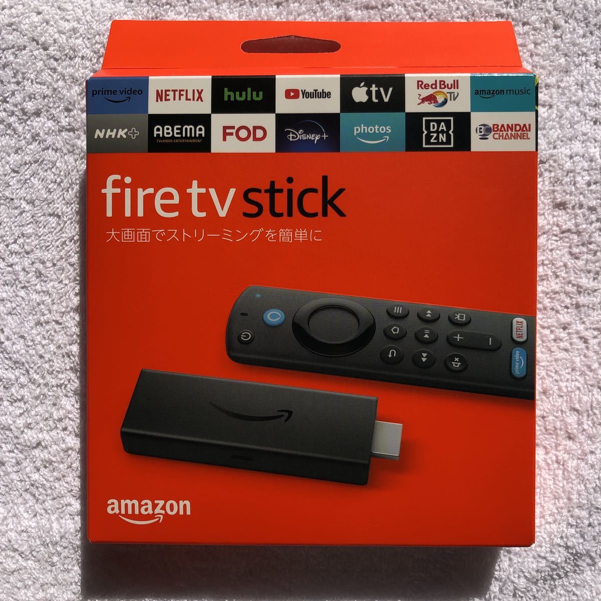 最新　u-next ボタン付き　ファイヤーtvスティック amazon fire tv stick アマゾン　2023年10月購入_画像1