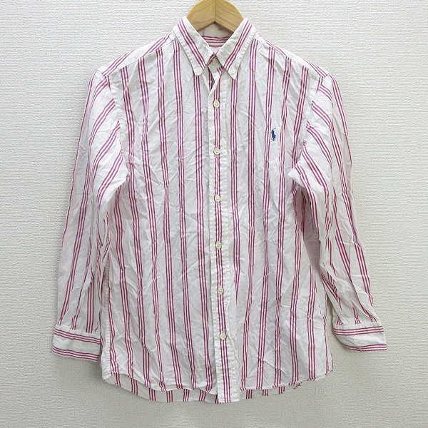 z# Polo Ralph Lauren /POLO RalphLauren long sleeve BD stripe shirt