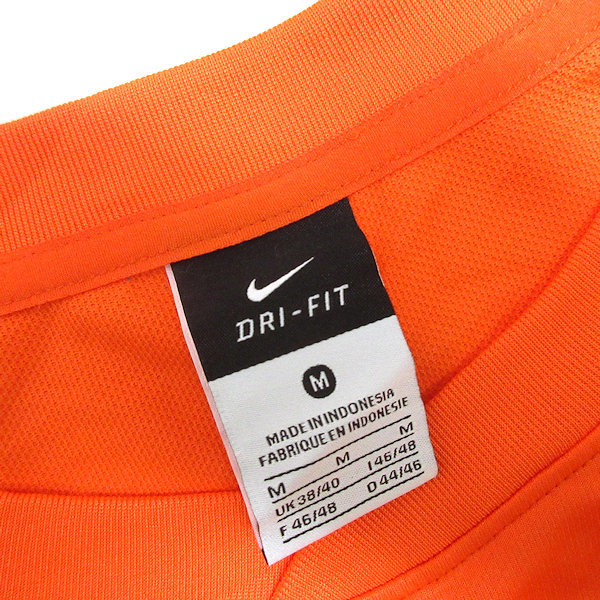 z# Nike /NIKE DRY-FIT голкипер рубашка 361122-827[M] orange /men\'s/13[ б/у ]#