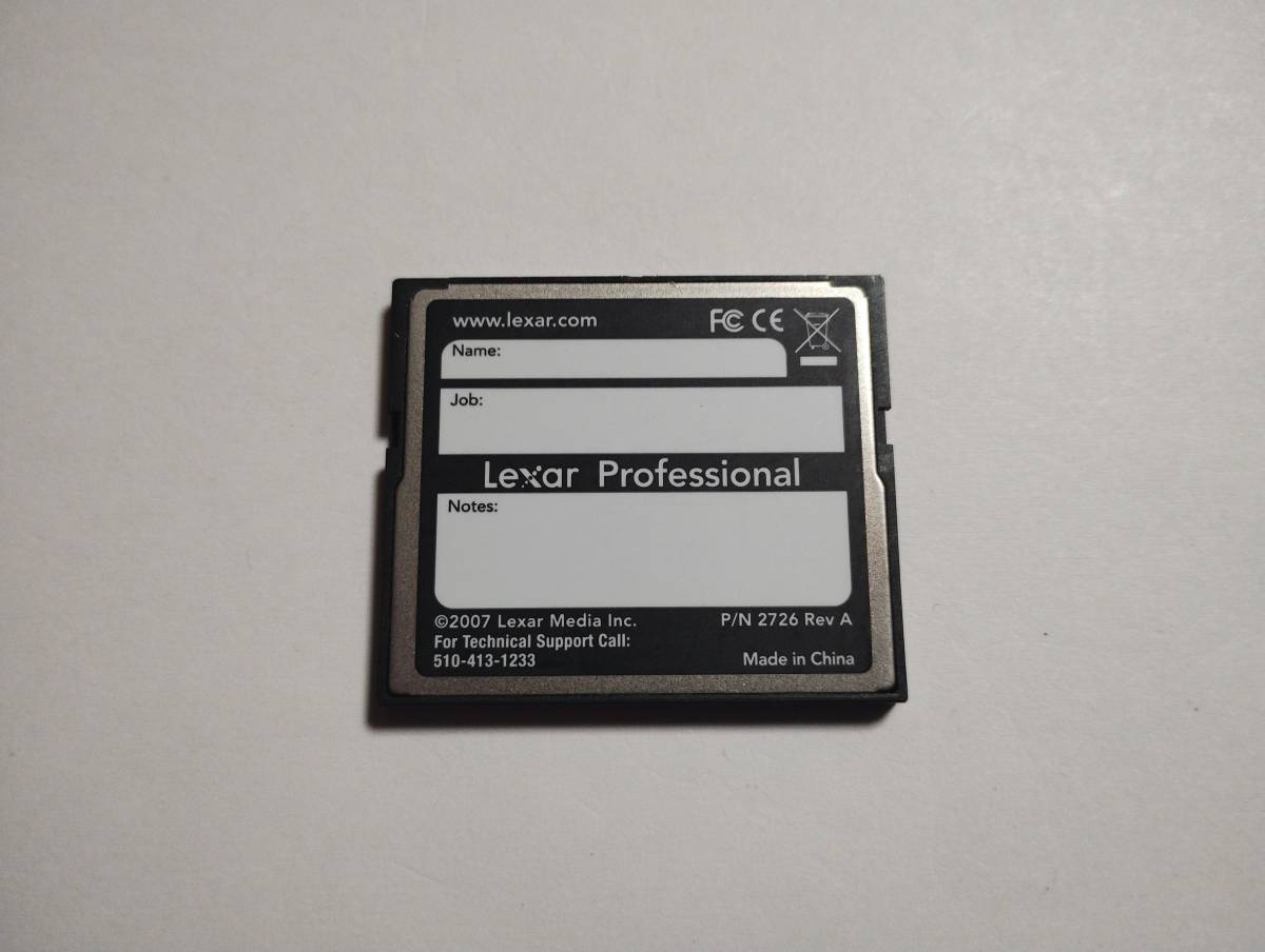 4GB　Lexar　Professional　UDMA　CFカード　フォーマット済み　メモリーカード　コンパクトフラッシュカード_画像2