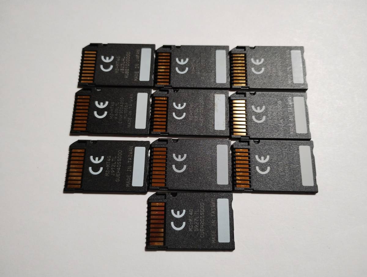10枚セット　4GB　SONY　メモリースティックプロデュオ　フォーマット済み　メモリーカード　MEMORY STICK PRO DUO_画像2