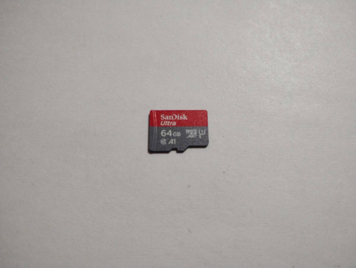 64GB　microSDXCカード　SanDisk　ULTRA　フォーマット済み　microSDカード　メモリーカード_画像1
