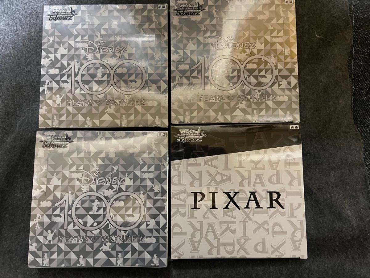 ヴァイスシュバルツ Disney100 & PIXAR 4BOX シュリンク付き Yahoo