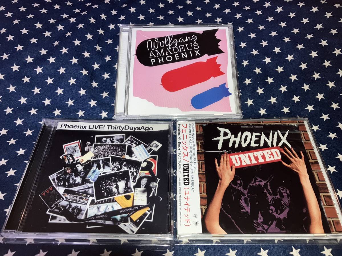 PHOENIX『UNITED』国内盤+『LIVE!~』+『WOLFGANG~』3枚セット_画像1