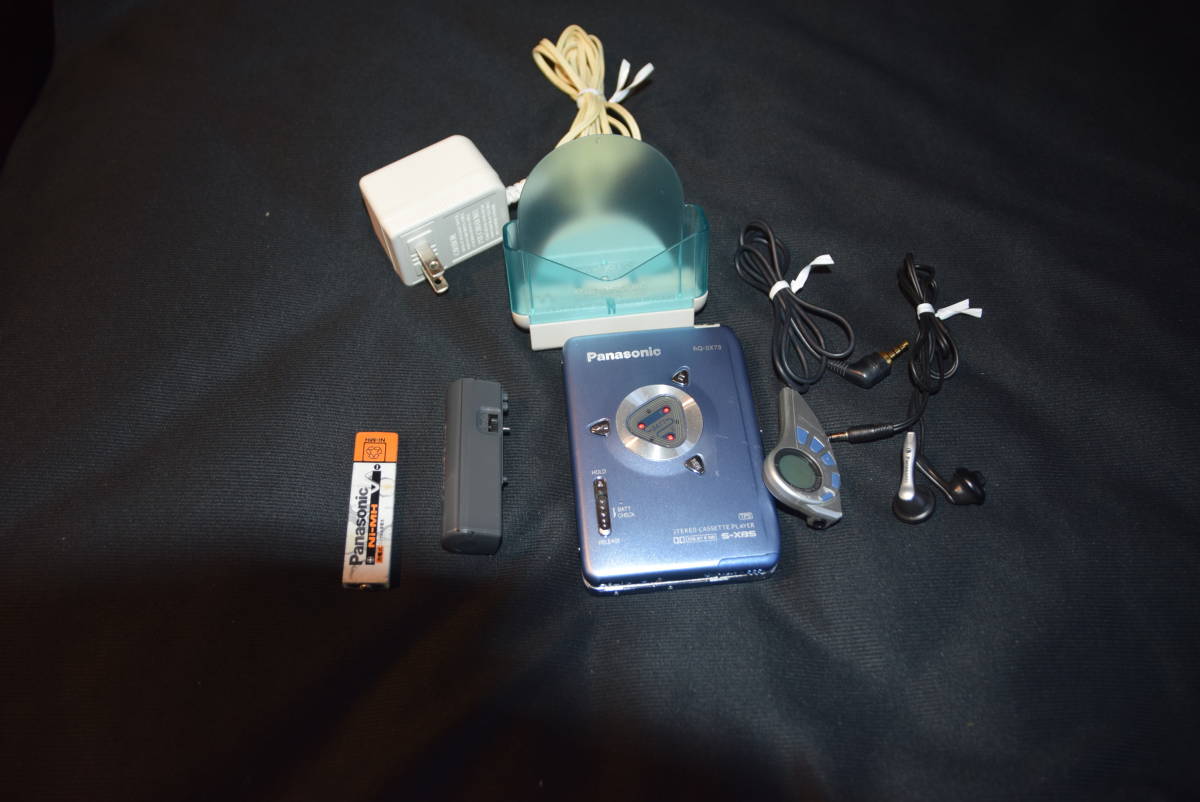  Panasonic Panasonic cassette player RQ-SX73 blue (2)