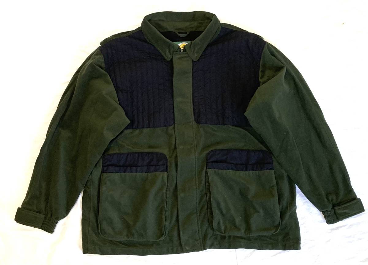 90s カベラス Cabela's DRY-PLUS フリース ハンティングジャケット XXL 緑 カバーオール ジャケット アウトドア