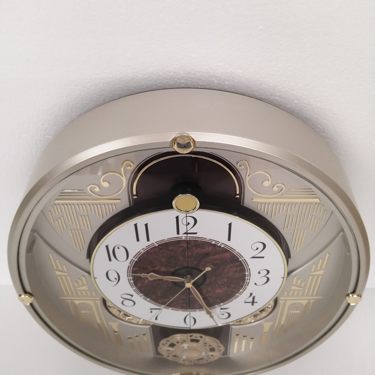 希少品 SEIKO 電波時計 RE568B からくり時計 セイコー 掛け時計-