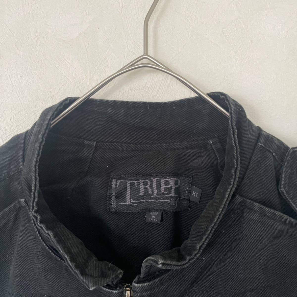 希少☆Tripp NYC Vintage Black Denim Jacket-