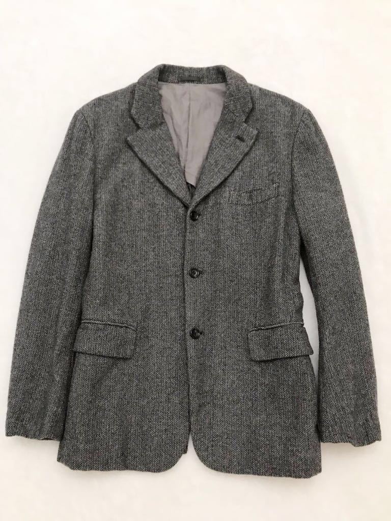 COMME Des GARCONS SHIRT 90s 製品染め加工 ウール縮絨ジップアップ
