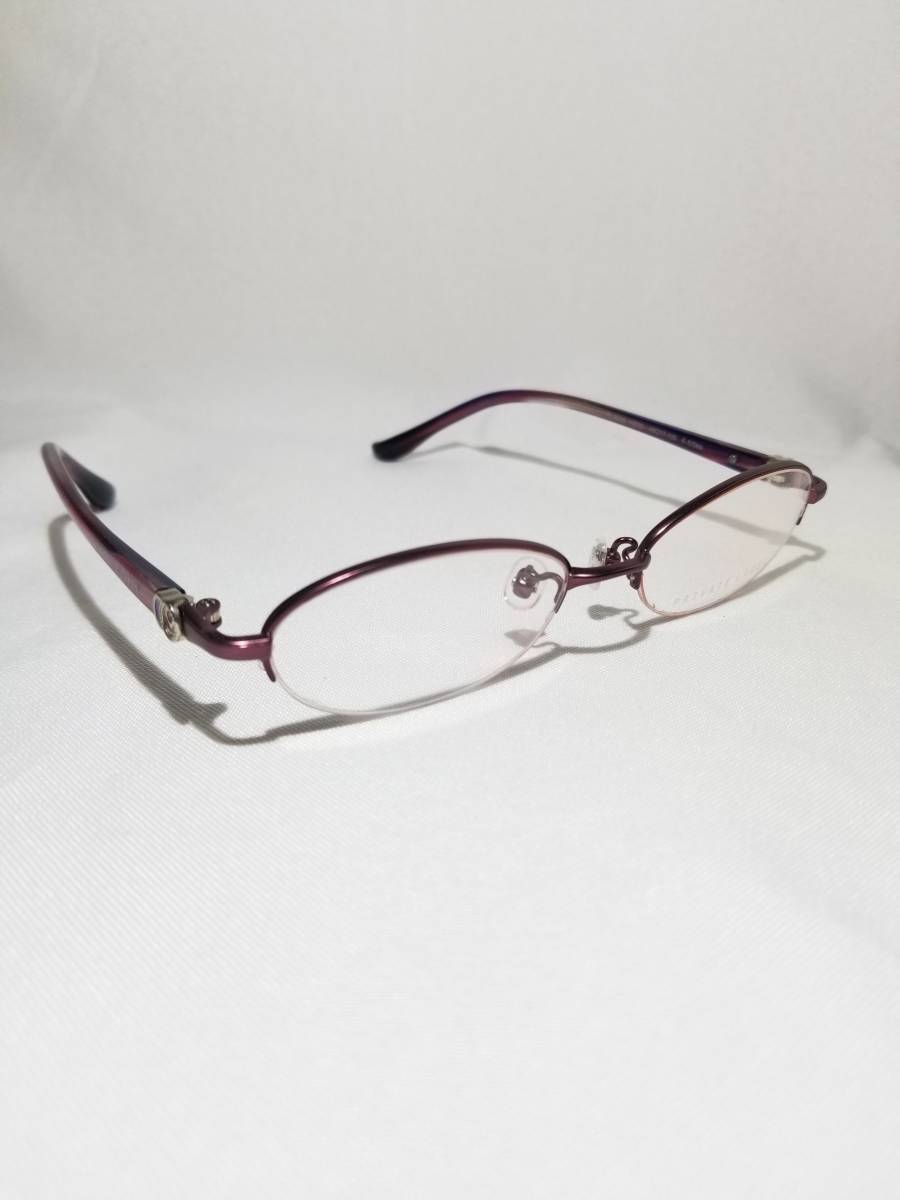 未使用 眼鏡 メガネフレーム PRIVATE LABEL チタン 金属フレーム ナイロール ハーフリム 男性 女性 メンズ レディース 49口17-135 G-6_画像9