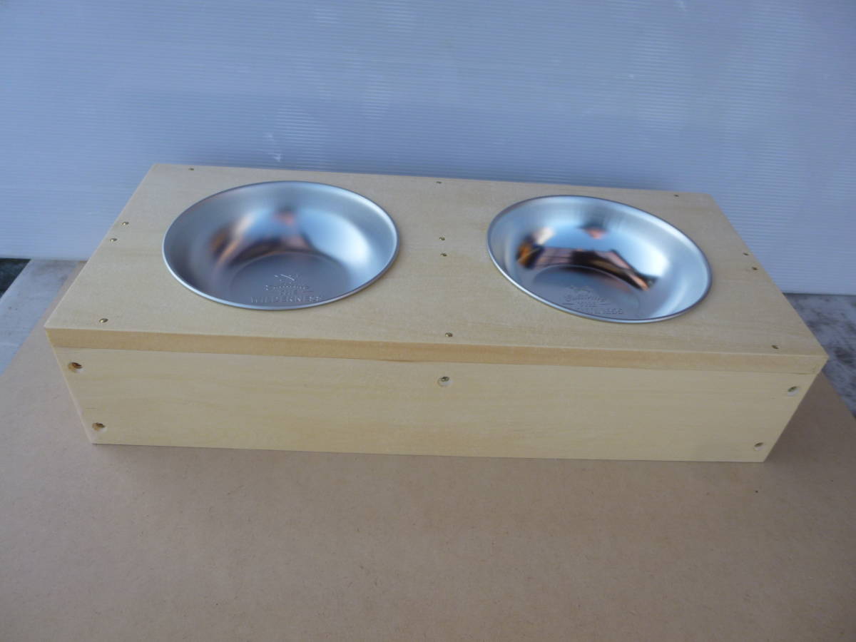  ручной работы рис hiba домашнее животное стол ( уретан лак отделка )( металлический посуда имеется )